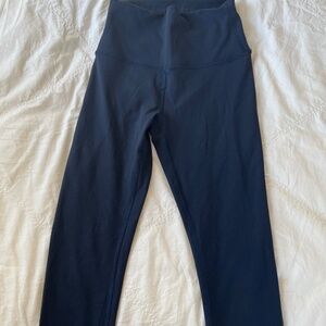 navy wonder under training leggings lululemon